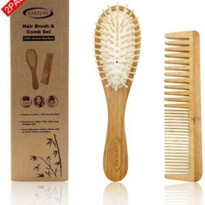 natural organic bamboo comb set